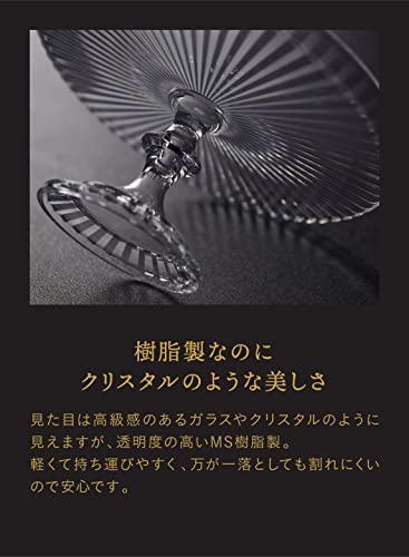 CB JAPAN Cake Stand with Dome Lid [Size 6] Clear Plastic Cake Stand & Dome M UCA