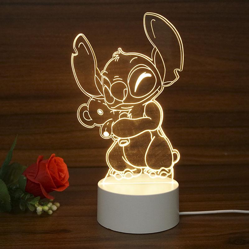 3D LED Night Light: USB Bedside Lamp & Luxury Commemorative Gift