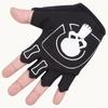 Cycling Gloves Short Finger Skull Design for Road Mountain Bike Motorcycle Racing Fitness Sports Breathable Anti-Slip Durable
