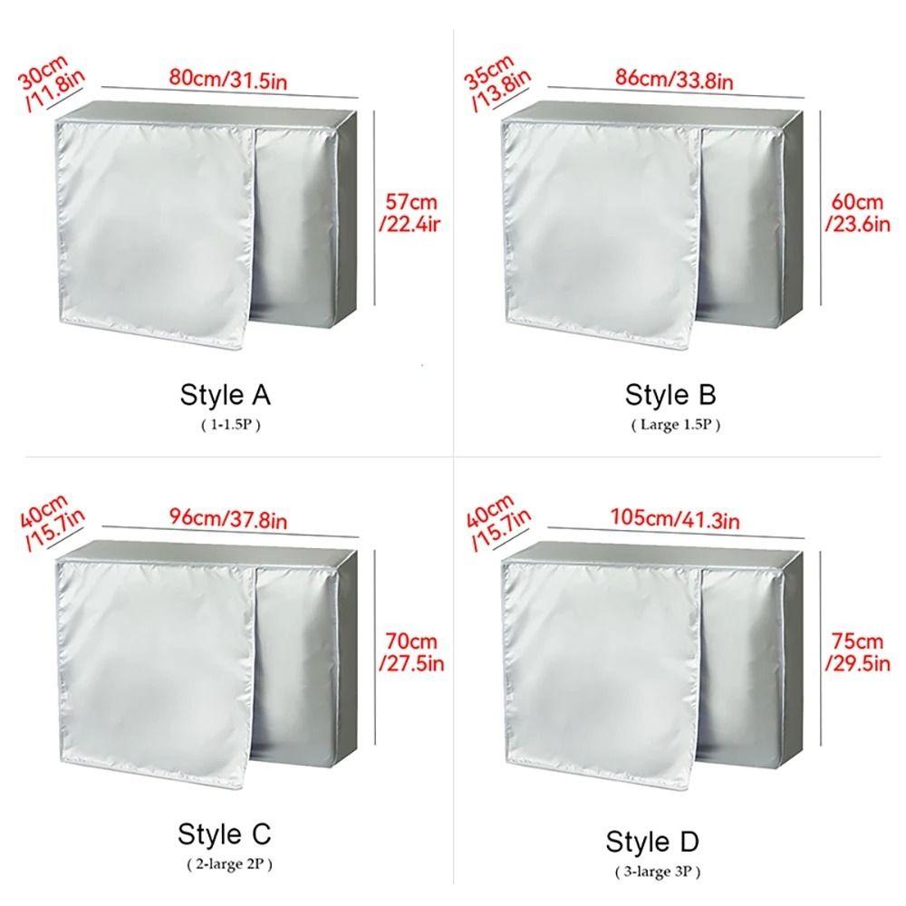 Dust Cover Air Conditioner Cover Waterproof Sun Rainproof Cover Cleaning Cover All Four Seasons