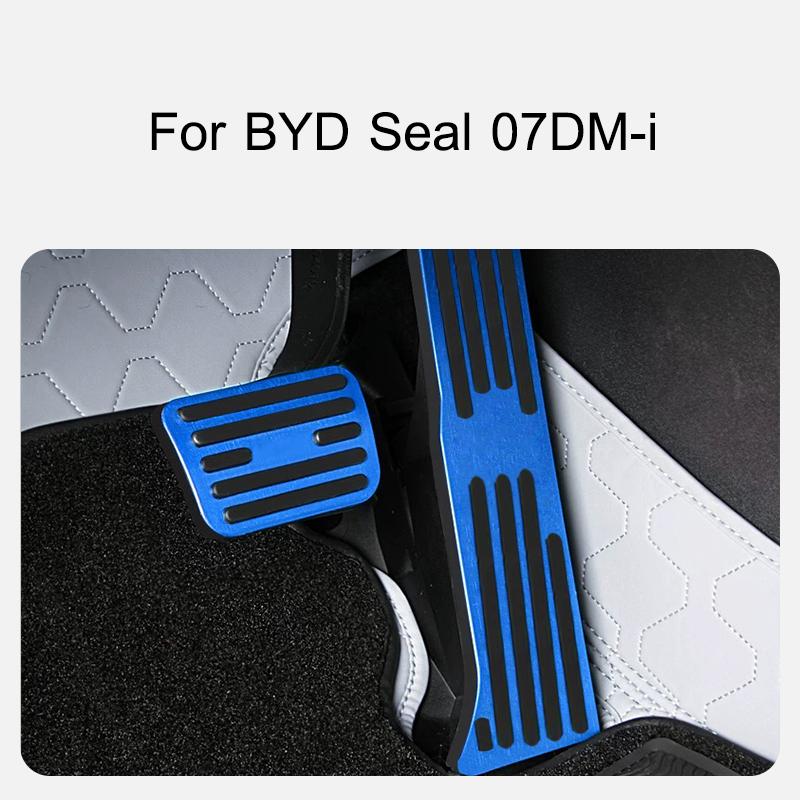 For BYD Seal 06 DMi EV 07 DMi Accelerator Brake Pedal Aluminum Alloy Anti Slip Wear-resistant Foot Pedal Cover Car Accessories