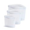 Stasher Silicone Bags & Bowls (Set of 3 (SS, S, M) Clear) [Official Japanese Product]