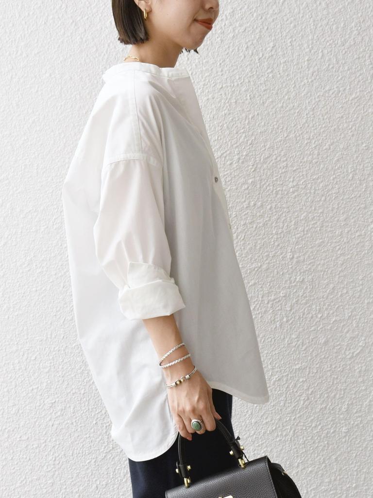 Ships Any Machine Washable REPREVE Band Collar Shirt 721140064 White Size 36