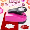 Paper Cutter for Crafts Hole Punch Puncher Punches Tool 50mm 2 Inch Flower Paper Shapes Hole for Card Making Custom Scrapbooking