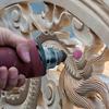 Power Tools Grinding Head Burr Drill Bit Set Carving Ceramic Mounted Point Good Coaxiality 16/20/25/30mm 5PCS Ball Shape