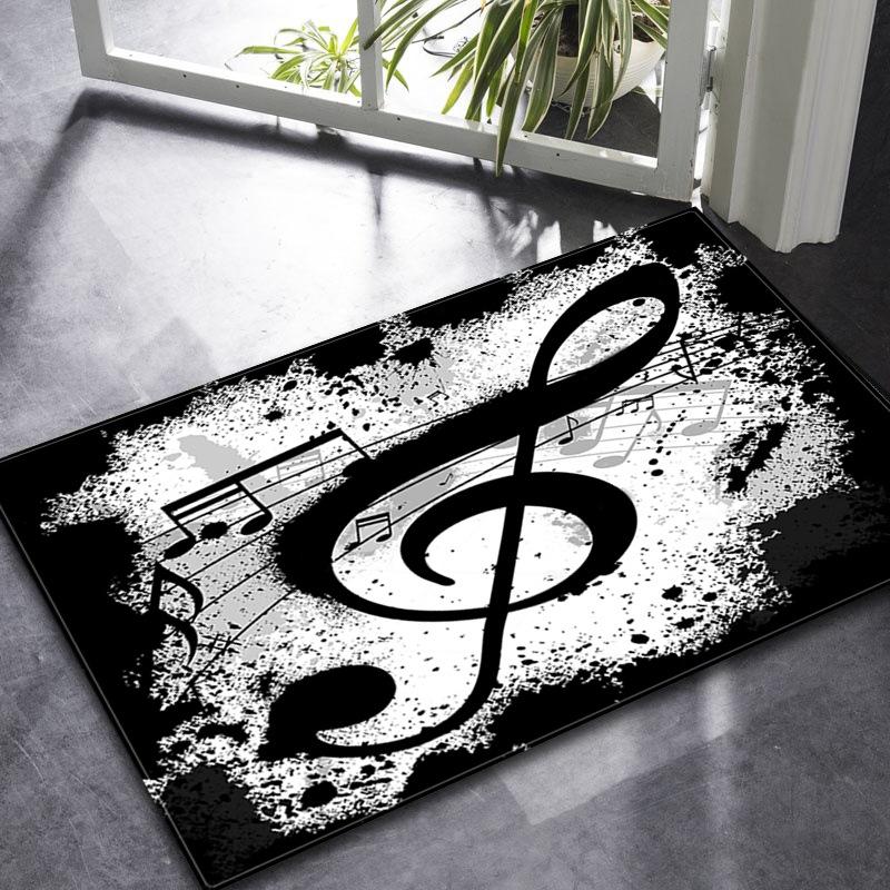 

Музыкальная нота коврик для пола музыкальный ковер ковер для барабанной установки ковер для гостиной коврик для пола для спальни нескользящий коврик для пола 40-60