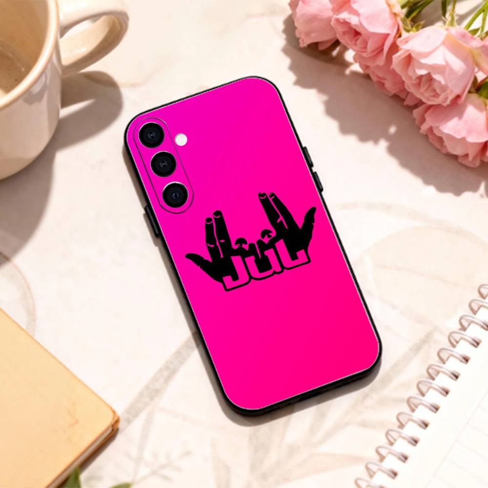 Urban France J-Jul Rapper  phone Case For Samsung Galaxy A73,A72,A71,A70,A53,A52,A51,Others Soft Black Shell