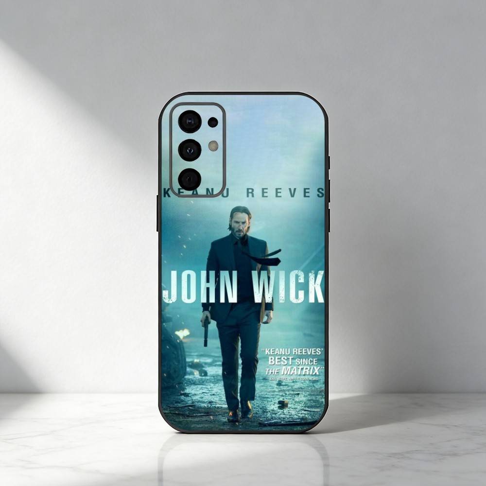 Movie John-Wick Phone Case For Samsung S25,S24,S21,S22,S23,S30,Ultra,S20,Plus,Fe,Note,5G Black Cover
