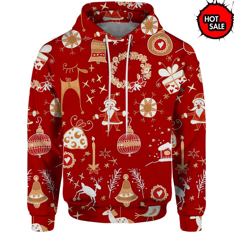 Santa Claus Sweatshirt Christmas Carnaval 3d Print Hoodies Men Women Fashion Hoodies Female Kids Christmas Gift Hoody S
