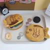 Kreative Süße Taiyaki Münzbörse: Aufbewahrungstasche für rote Umschläge & Bluetooth-Kopfhörer