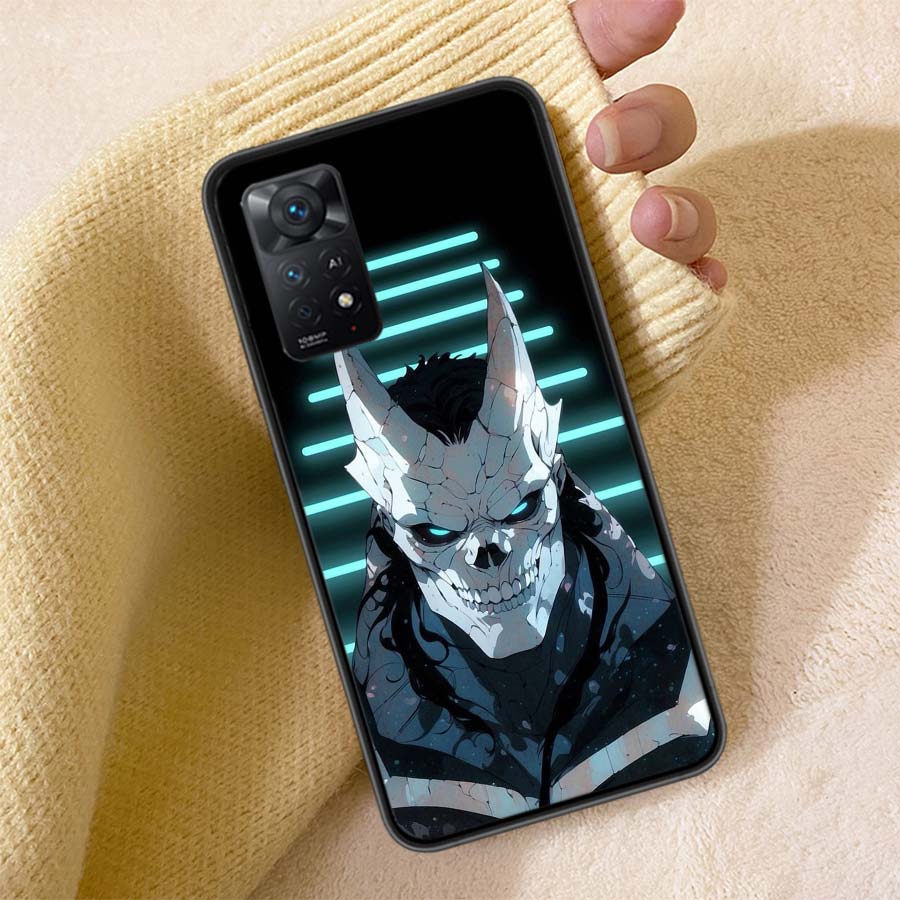 Kaiju No. 8 Anime Phone Case For Redmi Note 13 14 15 Pro Plus 12 13C 12C 15C 9 10 10C 9T 9C 9A TPU Soft Cover Clear Cell Cases S