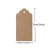 Kraft Paper Hang Tags & Bookmarks - 100 Pcs + 20m String: Small Thank You Cards for Gifts & Jewelry