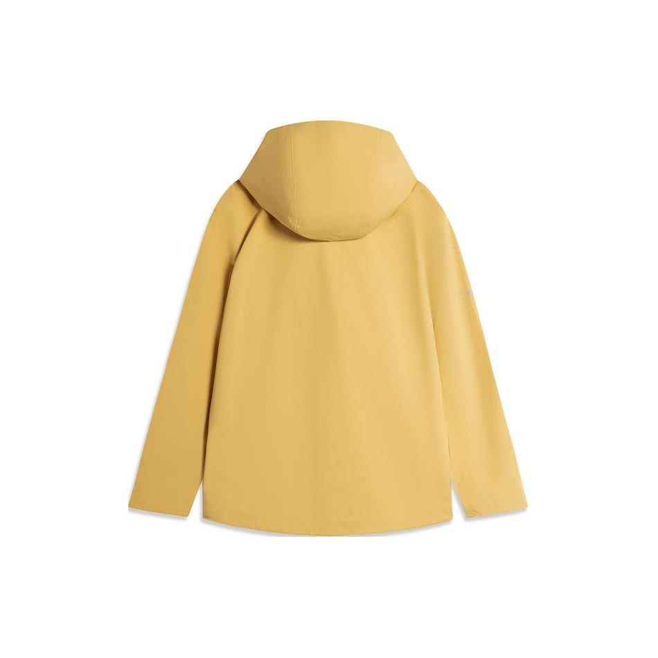 Li Ning CF Su Wan Long Jia Reflective Breathable Hooded Outdoor Waterproof Windproof Warm Jacket Men Jacket Ochre ACFU005-5