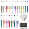 75Pcs Pearl Beadable Pen Kit 25 Pens with Refills & Bags DIY Craft Set