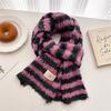 Men Women Wool Scarf Winter Warm Thicken Solid Warmer Cashmere Scarves Fashion Knitted Versatile Shawl Soft Neck Bib Cold Proof