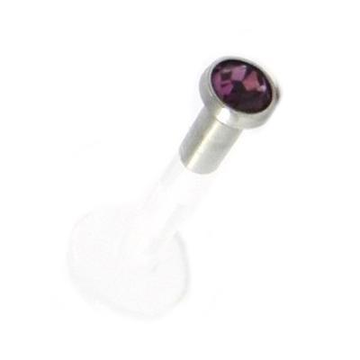 [G7469] - Labret 'Mouche' violeta