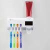 Infrared Sterilizing Automatic Toothpaste Dispenser Wall Mount Toothbrush Sterilizer  Bathrooms