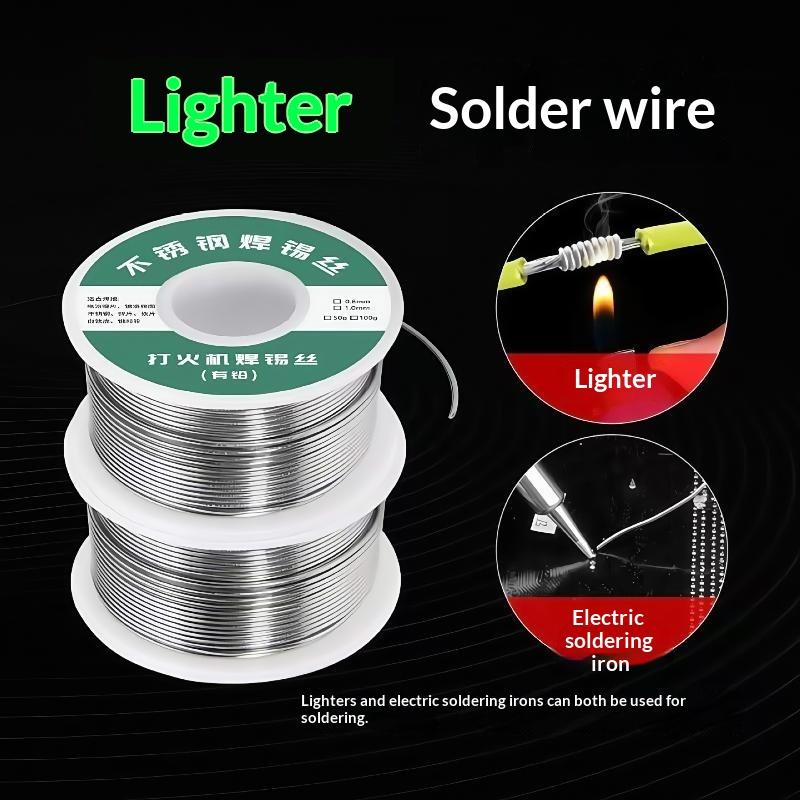 Hot Sale 0.8mm 1.0mm 20g 50g 100g Soldering Tin Wire Tin Melt Rosin Core Solder Soldering Wire Roll No-clean FLUX 2.0%