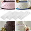 Cake Decorating Stencil Reusable Plastic Templates for Fondant Buttercream Royal Icing Wedding Birthday Cake Decoration Tools