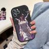 Cartoon Anime A-AlbedoS Leather Phone Case For IPhone 16 15 14 13 12 11 Pro Max Plus Shockproof Cover