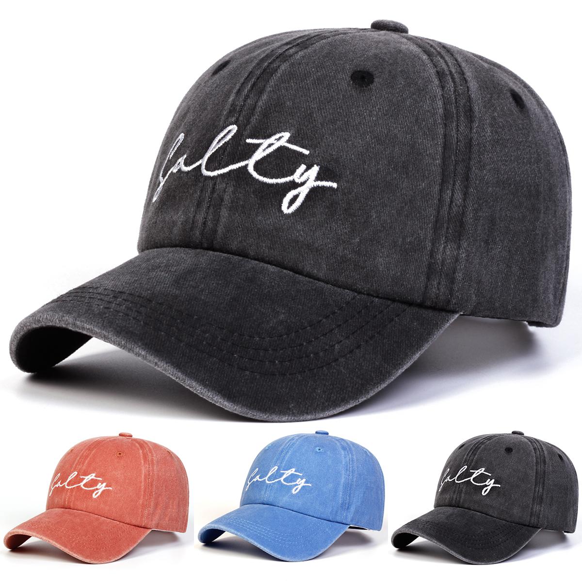 Yto Household Items Women's Salty Letter Print Embroidery Baseball Caps Spring And Autumn Outdoor Use Adjustable Casual Hats Sunscreen Hat Sportss Cap For Men And