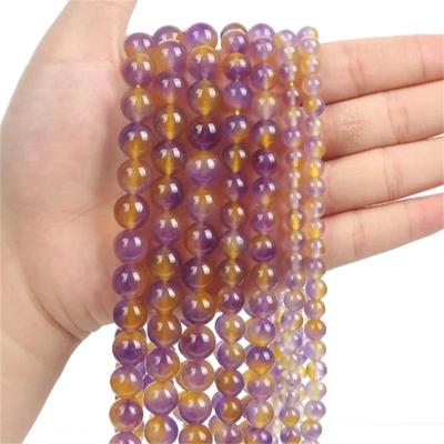 Natuursteen Kralen Ametrine kralen Voor Sieraden Maken DIY Armband 4 6 8 10mm
