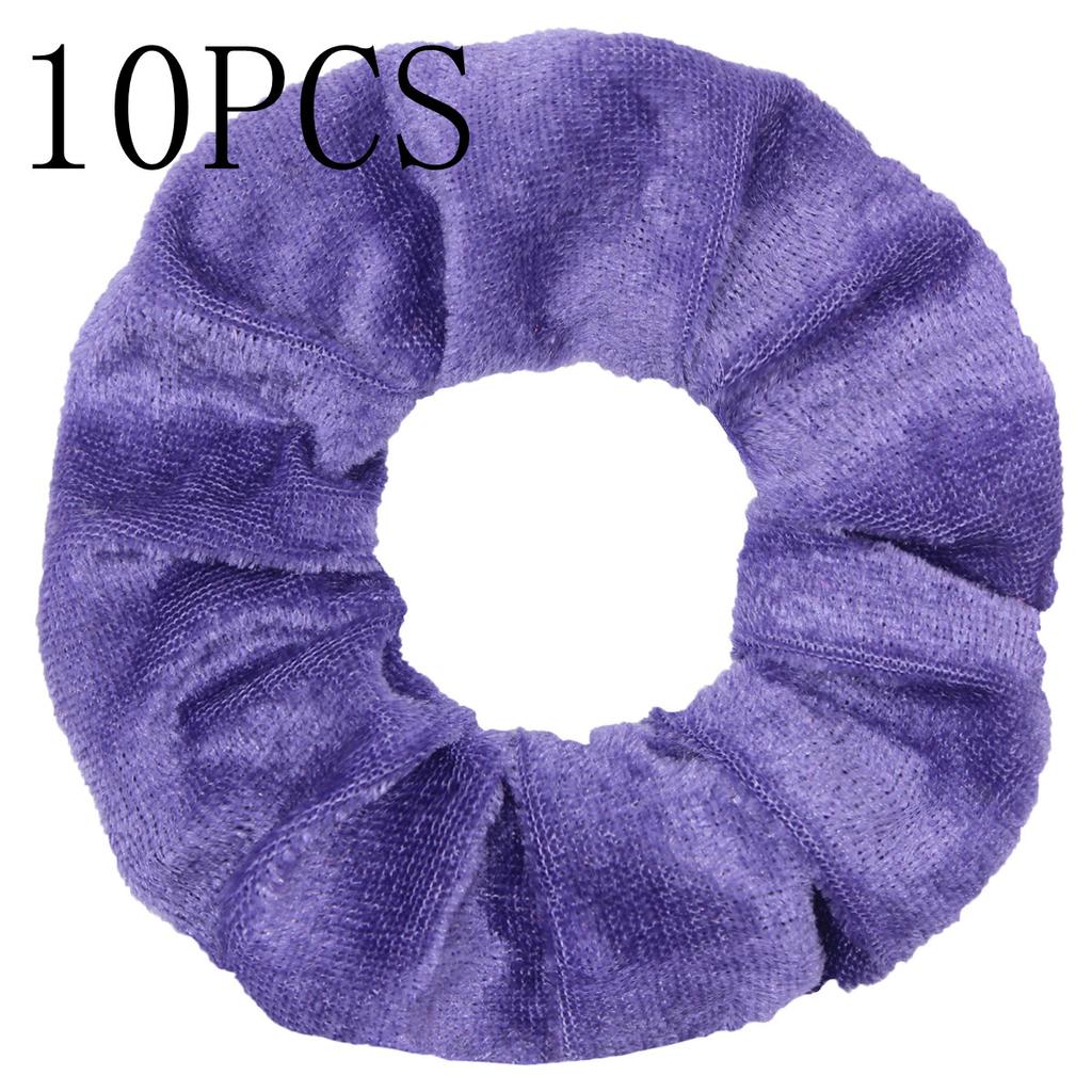 10pc Women Hair Scrunchies Velvet Solid Color Band for Girls Ponytail Holder Rubber Bands Ties Accessories Headbands Gumki