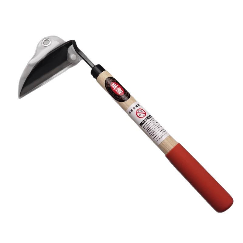 Zhengqing Bent Handle Composite Steel Lawn Hoe - Short Handle Farm & Garden Tool