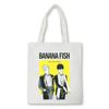 Anime Banana Fish Graphic Dámské Nákupní tašky Kabelky Látkové Plátěné Tašky Dámské y2k Opakovaně použitelné tašky přes rameno