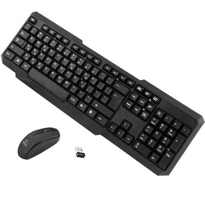 Zestaw Bezprzewodowy Klawiatura Z Myszką Titanium TK108 Memphis, 2,4GHz, Czarny