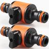 2Pcs Irrigation System Adapter Hose Connector Stop Water Connection Repair Joint Hose Pipe Tap