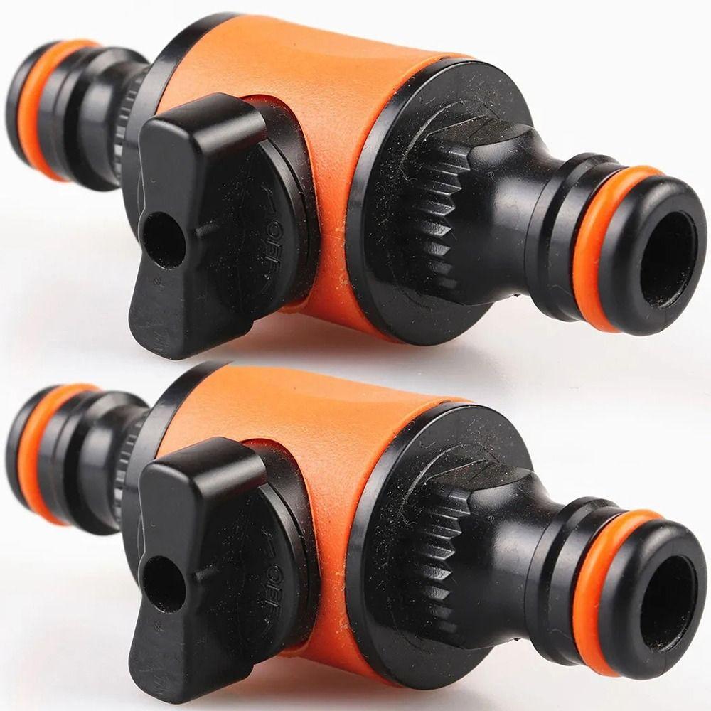 2Pcs Irrigation System Adapter Hose Connector Stop Water Connection Repair Joint Hose Pipe Tap