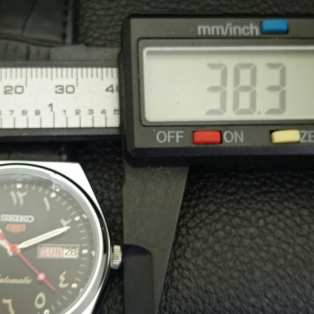 AUTOMATIC VINTAGE REFURBISHED SEIKO 5 6309A JAPAN MENS BLACK WATCH A441360-5 Sk-a441360