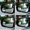 Wolfride Car Auxiliary Side Circular Auxiliary Mirrors for Rearview Angle Eliminates Blind Easy Installation 2-Pack Mirrors, Mirrors, Sub-Mirrors,