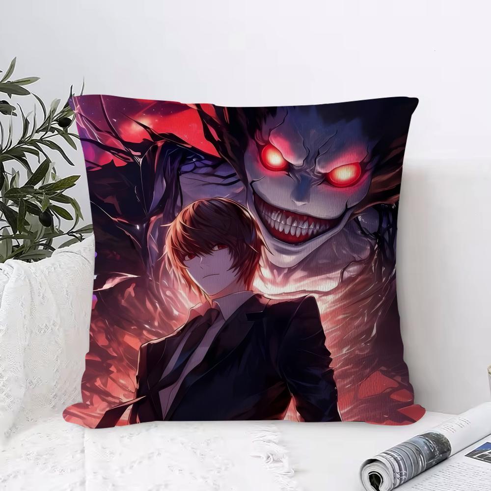 

Аниме D-Death N-Note Наволочка Ультрамягкая Приятная к коже Ткань Комфорт как облако и Скрытая молния 12x12Inch