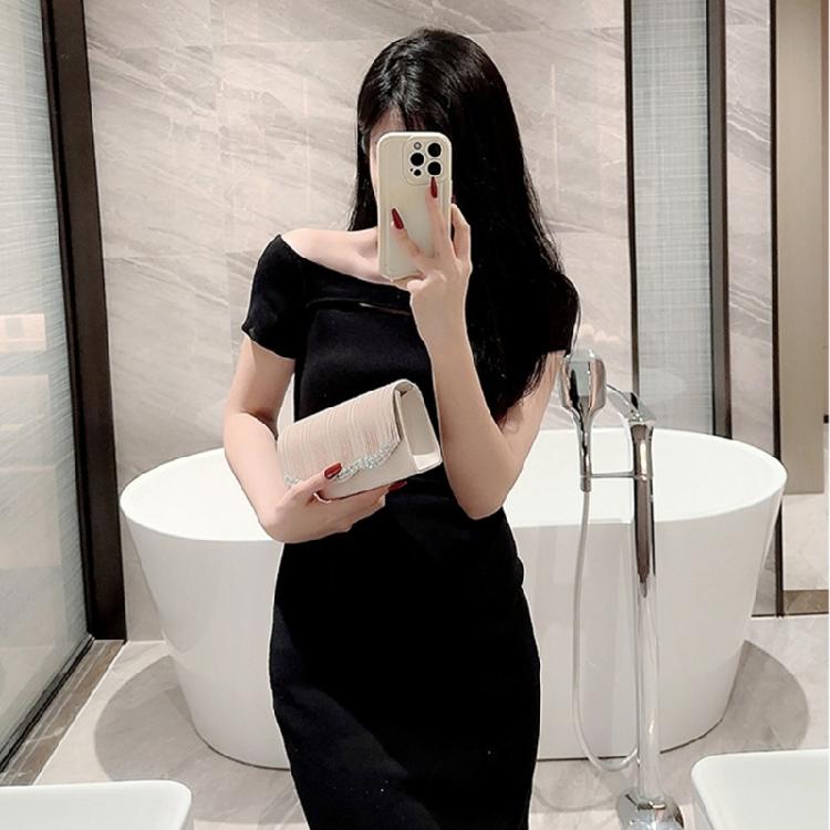 Women Girl Formal Evening Bag with Chain Banquet Purse Female Handbag Clutches