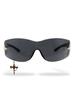 Pearl decorative cat eye sunglasses UV anti-ultraviolet trendy sunglasses for men and women