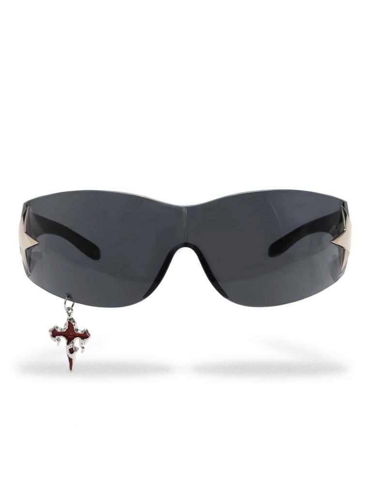 Pearl decorative cat eye sunglasses UV anti-ultraviolet trendy sunglasses for men and women
