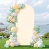 Wedding Arch Cover Spandex Fitted Stand Covers Round Top Backdrop for Birthday Party Ceremony  Wedding Decoration Baby Shower