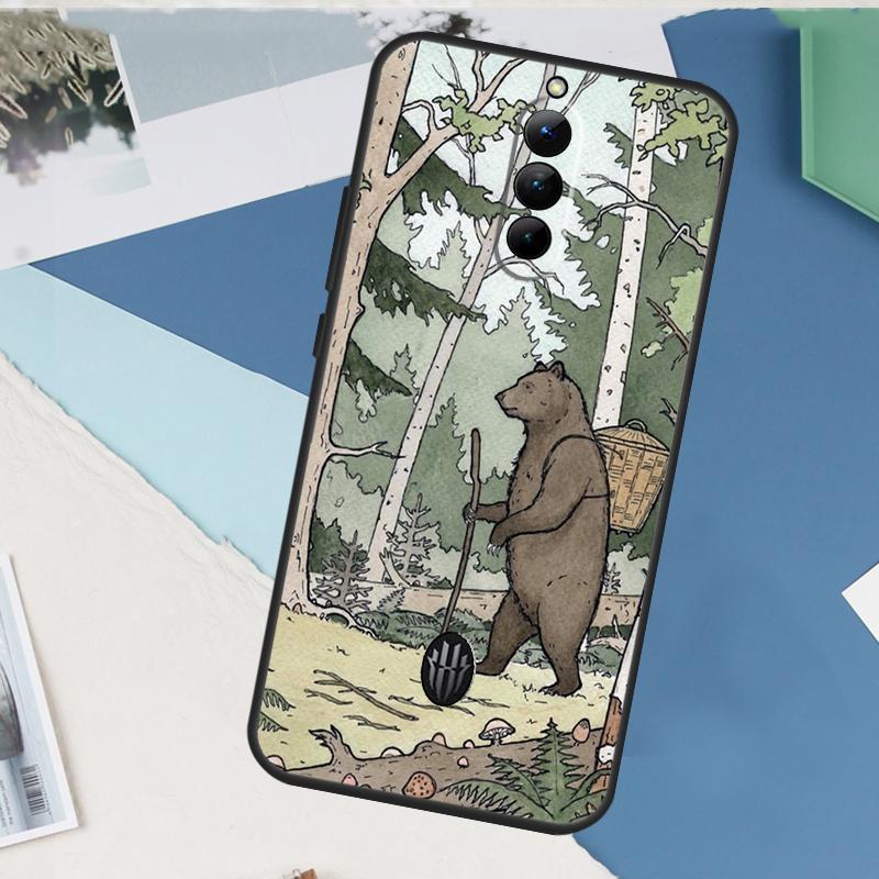 Grizzly Bear Case For ZTE Nubia Red Magic 9 10 11 8 8S 9S 10S Pro Plus 6 7 6S 7S Pro 5G 6R 10 Air Cover