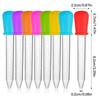 5/10Pcs 5Ml Small Silicone Plastic Pipette Dropper Feeding Medicine Liquid Eye Ear Pipette Dropper Lab Experiment Toys Gift