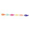 50 Pcs Chain Link Colorful Detachable Acrylic Open Chain Link   Jewelry Making Chain Buckle Decoration
