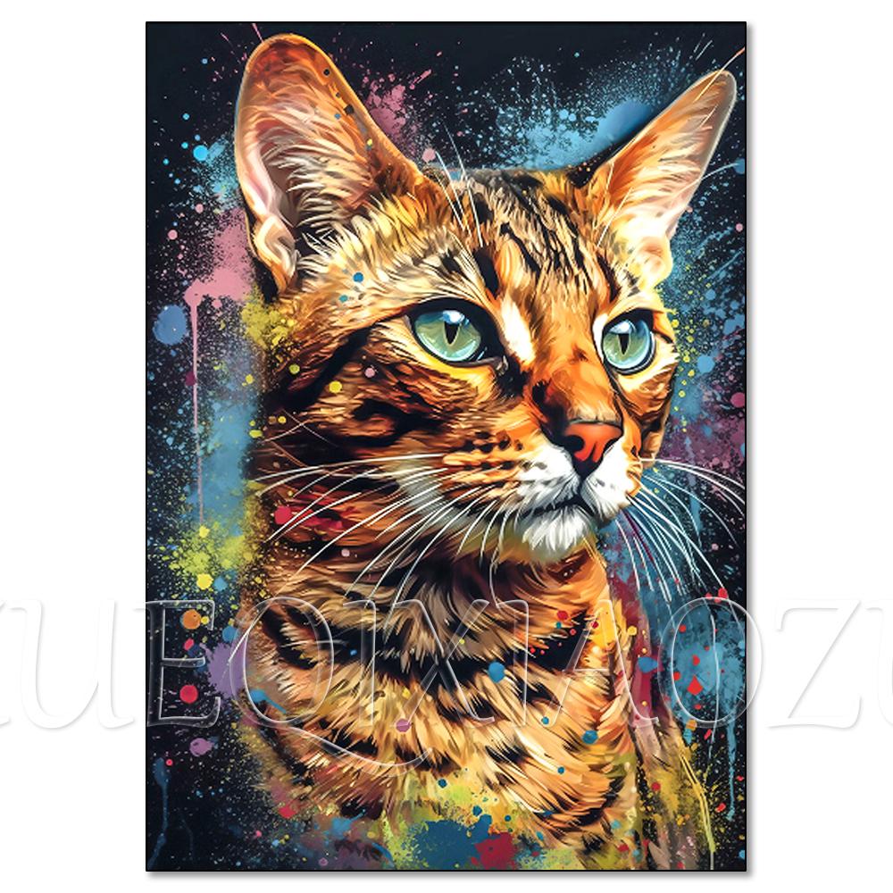 Neues DIY Diamantmalerei Katze Hund Schwan Tier Diamantstickerei Voll Strass zu verkaufen Mosaik Einlegekunst Wanddekoration