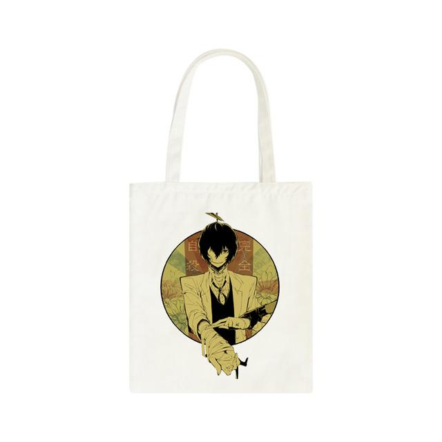 Bungo Stray Dogs taška přes rameno Nakajima Atsushi dámská ležérní Tote hip-hop y2k nákupní tašky Japonská anime plátěná taška dazai osamu