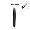 1/1pc Stainless Steel  Eyebrow Tweezers Kit Eyebrow Eyelash Tweezers with Storage Bag Beauty Salon Home Hair Removal Tweezers