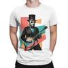 Abraham Lincoln Playing Banjo Novelty 100 Cotton Tshirt Abraham Tops Tees For Unisex