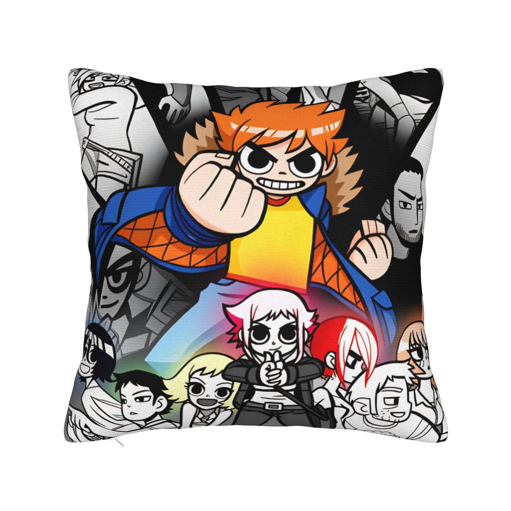 Scott Pilgrim Vs The World Anime Pillow Cover Comfy Cushion Cover Morden Pillow Case For Sofa Car Home Decor