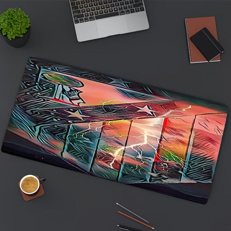 Football Club Print Mouse Pad, for Keyboard Pad Laptop PC Mat for Office Home Use, Desk Decor, Perfect Birthday Gift for Gamers