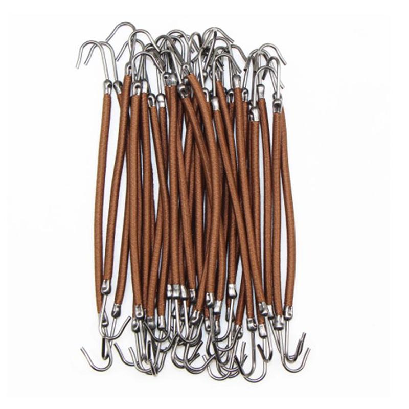 10 pièces queue de cheval en caoutchouc élastique crochet bandes de cheveux pour femmes crochets de gomme