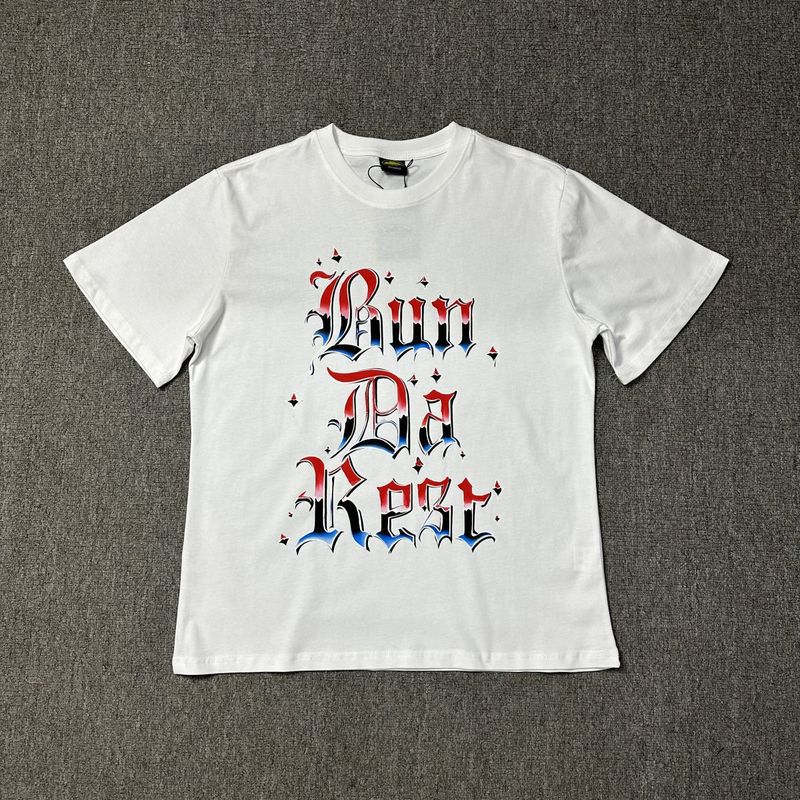 Corteiz Alcatraz Series T-shirt Short-sleeved Letter Logo Printed Men's and Women's Double Yarn Fashion Casual Short-sleeved Tide